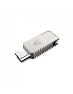 V7 VF364GTC unità flash USB 64 GB USB Type-A / USB Type-C 3.2 Gen 1 (3.1 Gen 1) Argento
