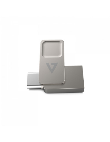 V7 VF364GTC unità flash USB 64 GB USB Type-A / USB Type-C 3.2 Gen 1 (3.1 Gen 1) Argento