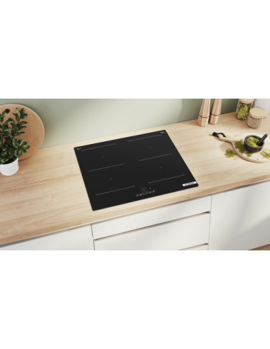 Bosch Serie 4 PVQ611BB6E Piano cottura a induzione 60 cm Nero, senza profili