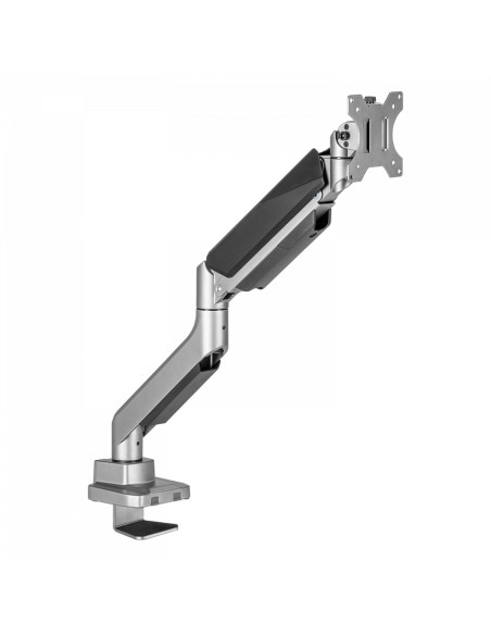V7 DM1HDS Supporti a parete per TV 124,5 cm (49") Scrivania Nero, Argento