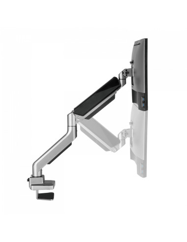 V7 DM1HDS Supporti a parete per TV 124,5 cm (49") Scrivania Nero, Argento