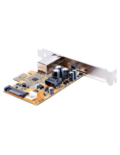 StarTech.com Scheda di rete PCI Express x1 a 1 porta, Scheda Ethernet PCIe con RJ45, Interfaccia di rete da 2.5 Gb NIC PoE 802.3 2