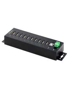StarTech.com Hub USB 2.0 a 10 porte, hub di ricarica robusto con protezione ESD livello 4, Moltiplicatore di porte USB-A industr 2