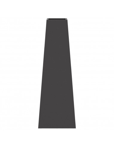 Focolare Nero 50x35x100 cm Acciaio