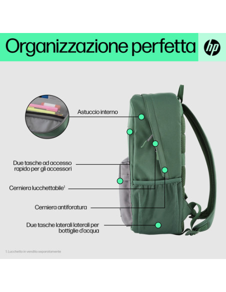HP Zaino Campus Green