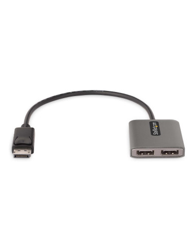StarTech.com Hub MST DisplayPort a 2 Porte - Adattatore Multi-Monitor DP 1.4 a 2x DP 5K 60Hz - Sdoppiatore\Splitter Video Displa