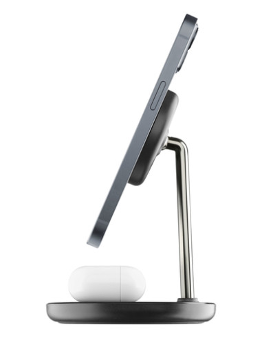 Cellularline Mag Duo Wireless Charger Supporto con carica wireless 2 in 1 per dispositivi Apple