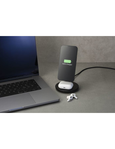 Cellularline Mag Duo Wireless Charger Supporto con carica wireless 2 in 1 per dispositivi Apple