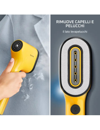 Rowenta Pure Pop DR2026 Vapore per indumenti portatile Giallo