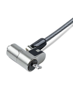 StarTech.com NANOK-LAPTOP-LOCK cavo di sicurezza Nero, Argento 2 m 2