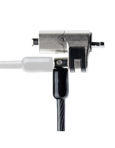 StarTech.com NANOK-LAPTOP-LOCK cavo di sicurezza Nero, Argento 2 m