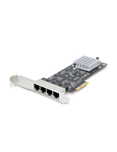 StarTech.com Scheda di rete 2.5 Gigabit a 4 porte - Scheda Ethernet PCIe da 2,5 Gbps NBASE-T, Intel I225-V, Scheda di rete per P