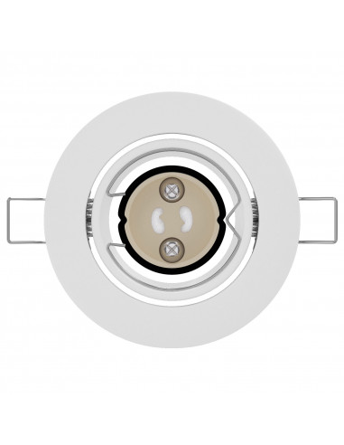 Lampade Set di 6 Bianco Plastica 9 cm Illuminazione Incassata
