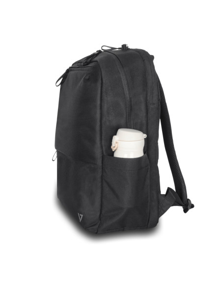 V7 CBP16-ECO2 borsa per laptop 39,6 cm (15.6") Zaino Nero