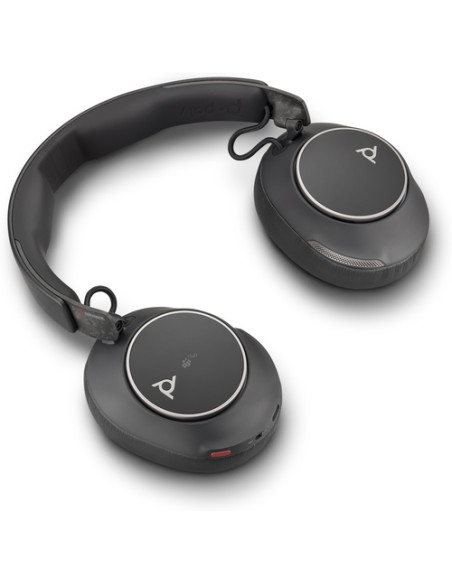 POLY Cuffie Voyager Surround 80 UC con connettore USB-C certificate per Microsoft Teams + adattatore USB-C/A