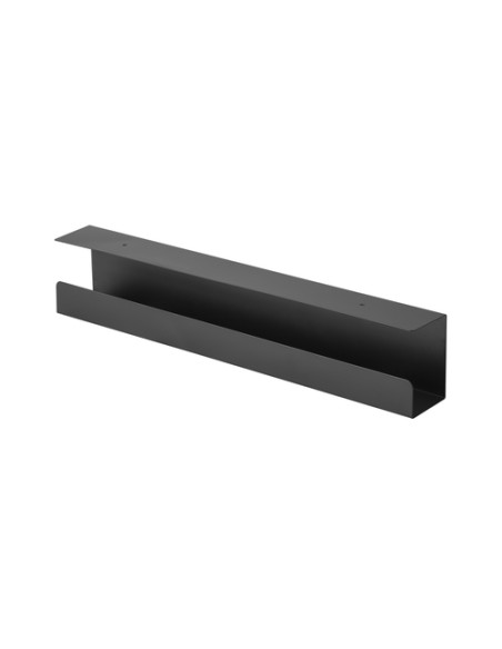 Equip 650863 organizer per cavi Scrivania Pannello passacavi Nero 1 pz