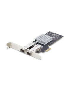 StarTech.com Scheda di Rete SFP GbE a 2 Porte, PCIe 2.1 x1, Intel I210-IS, Controller 1GbE, 1000BASE rame/fibra ottica, NIC Giga