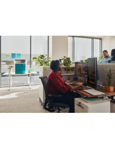 POLY Cuffie monoaurali Blackwire 3315 con connettore USB-C, certificate per Microsoft Teams + spina da 3,5 mm + adattatore USB-C 2