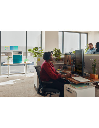 POLY Cuffie monoaurali Blackwire 3315 con connettore USB-C, certificate per Microsoft Teams + spina da 3,5 mm + adattatore USB-C