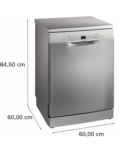 Bosch Serie 2 SMS2HTI02E Lavastoviglie da libera installazione 60 cm Acciaio Classe D