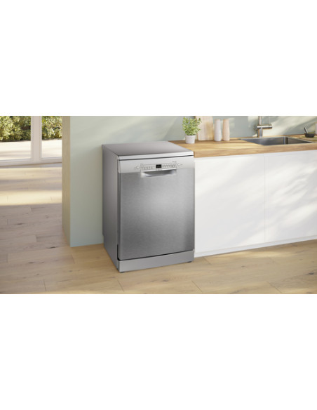Bosch Serie 2 SMS2HTI02E Lavastoviglie da libera installazione 60 cm Acciaio Classe D