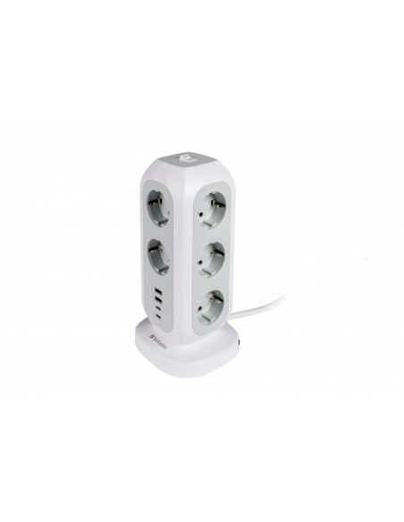 Verbatim 49547 prolunghe e multiple 11 presa(e) AC Interno Bianco