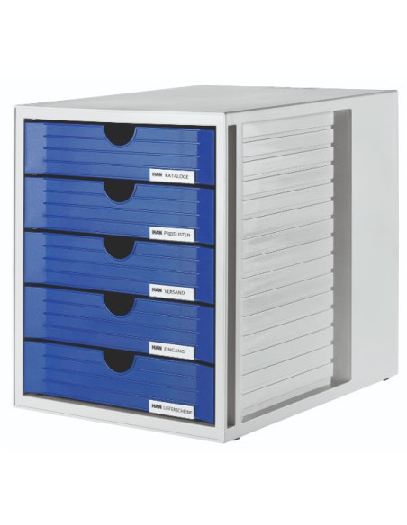 CASSET. SYSTEMBOX 5 CASSETTI BLU