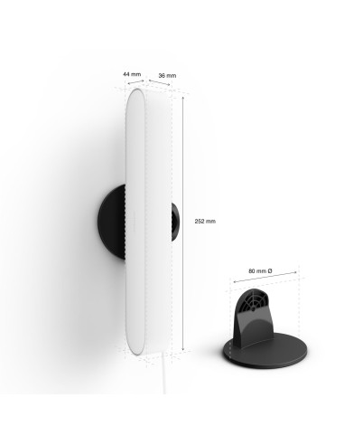 Philips Hue White and Color ambiance Play Kit Base con alimentatore 2 pezzi Bianco