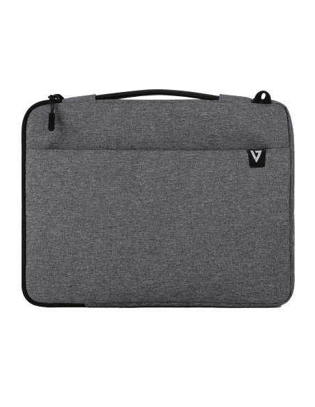 V7 CSE14-ECO borsa per laptop 35,6 cm (14") Custodia a tasca Grigio