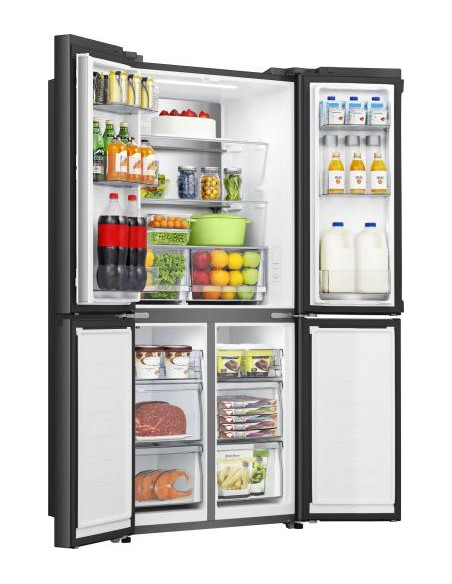 Hisense RQ5P470SAFE frigorifero 4 porte Libera installazione 483 L E Nero