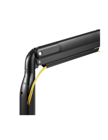 V7 Supporto con barra a molla a gas resistente per monitor doppio