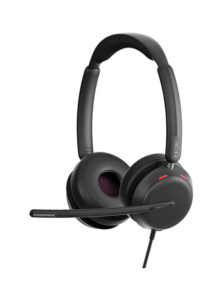 EPOS IMPACT 860T Auricolare Cablato A Padiglione Ufficio USB tipo-C Nero
