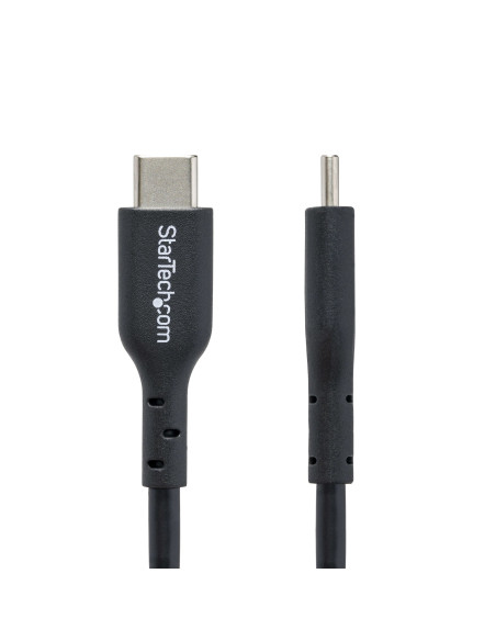 StarTech.com Cavo USB-C da 2m, cavo di ricarica USB-C, cavo USB 2.0 Tipo-C per laptop, 60W 3A Power Delivery, rivestimento in TP