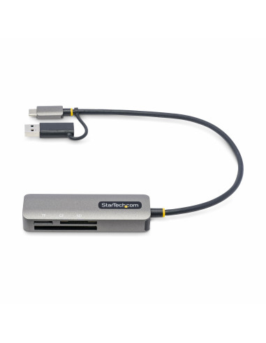 StarTech.com Lettore di schede di memoria multimediale USB 3.0, lettore di schede SD/microSD/CompactFlash, adattatore portatile