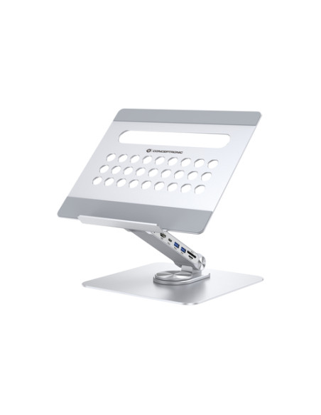 Conceptronic DONN27G supporto per laptop Supporto per computer portatile Argento