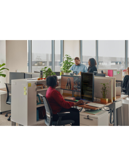 POLY Cuffie monoaurali Blackwire 3310 con connettore USB-C, certificate per Microsoft Teams + adattatore USB-C/A