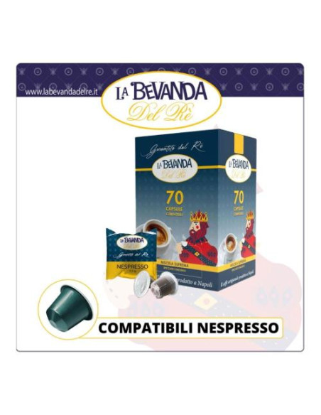 LA BEVANDA DEL RE NESPRESSO 70PZ SUPREMA