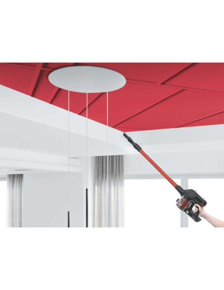 Hoover HF222AXL 011 Aspirapolvere a bastone 2 in 1 Batteria Secco Tessuto Senza sacchetto 0,7 L 220 W Nero