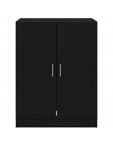 Mobile per Lavatrice  Rovere Nero 70,5x71,5x91,5 cm in legno ingegnerizzato