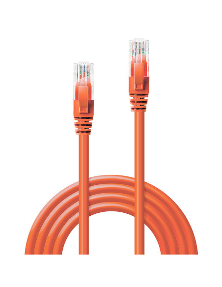 Lindy 48106 cavo di rete Arancione 0,5 m Cat6 U/UTP (UTP)
