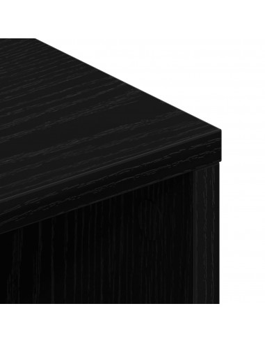 Mobile TV  Nero 90x35x35 cm in legno ingegnerizzato