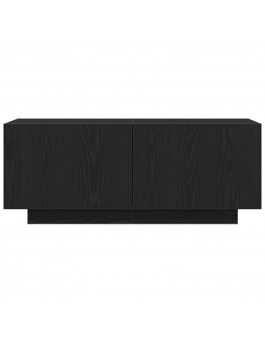 Mobile TV  Nero Rovere 100x35x40 cm in legno ingegnerizzato