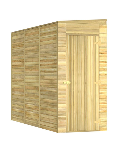 Capanno da Giardino 100x310x218 cm in Legno di Pino Impregnato