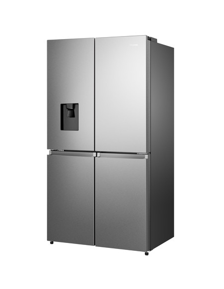 Hisense frigorifero Quattro Porte RQ758N4SWSE libera installazione 606L Classe E Dispenser Acqua Metal Cooling WiFi