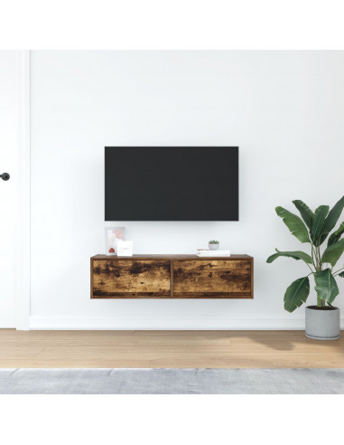 Mobile TV Finto Rovere 100x31x25,5 cm Legno Ingenerizzato