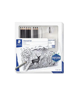 CHARCOAL SET 12 PEZZI ASSORTITO