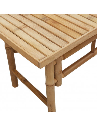 panchina da giardino  110x38x45 cm in bambù