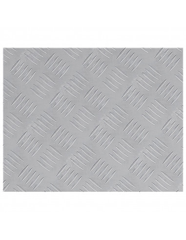 Pannelli in Alluminio a Rete - 4 pezzi Antiscivolo 50x40 cm