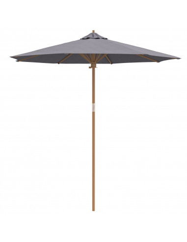 Parasol da giardino  Grigio scuro 240x260 cm in Bamboo