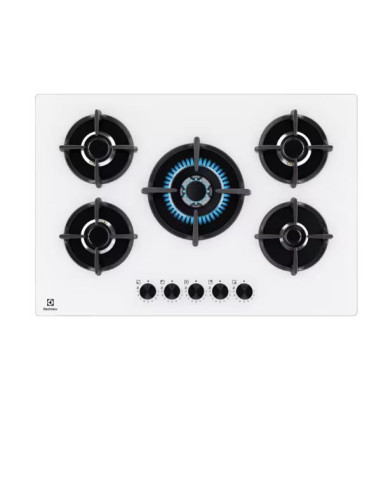 PIANO GAS EGG75372W 75CM 5F BIANCO